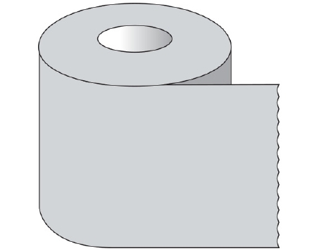 Tape Multi Purpose Labeling 1' Gray Cored Blank  .. .  .  